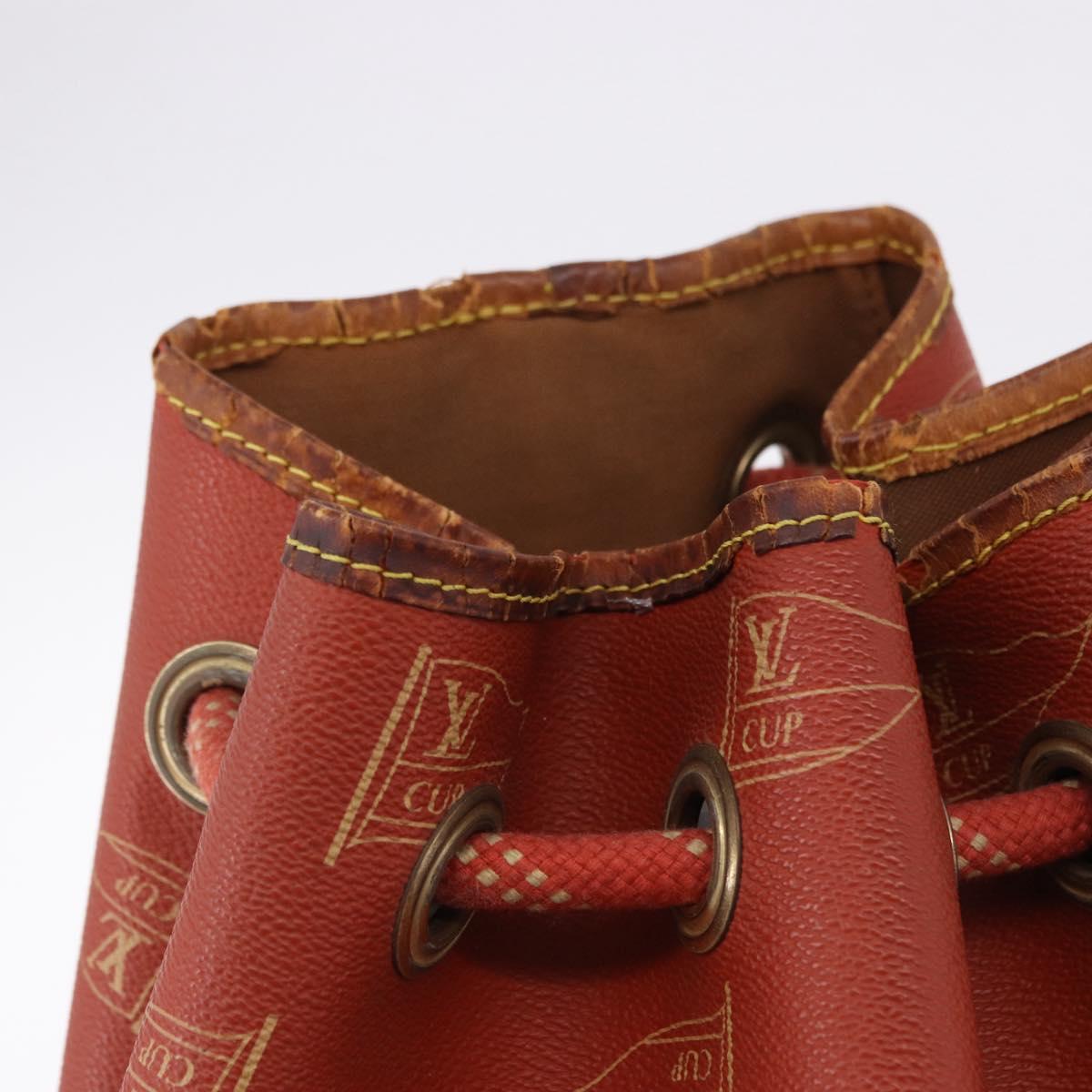 LOUIS VUITTON LV Cup Saint Tropez Shoulder Bag Red M80026 LV Auth 194290
