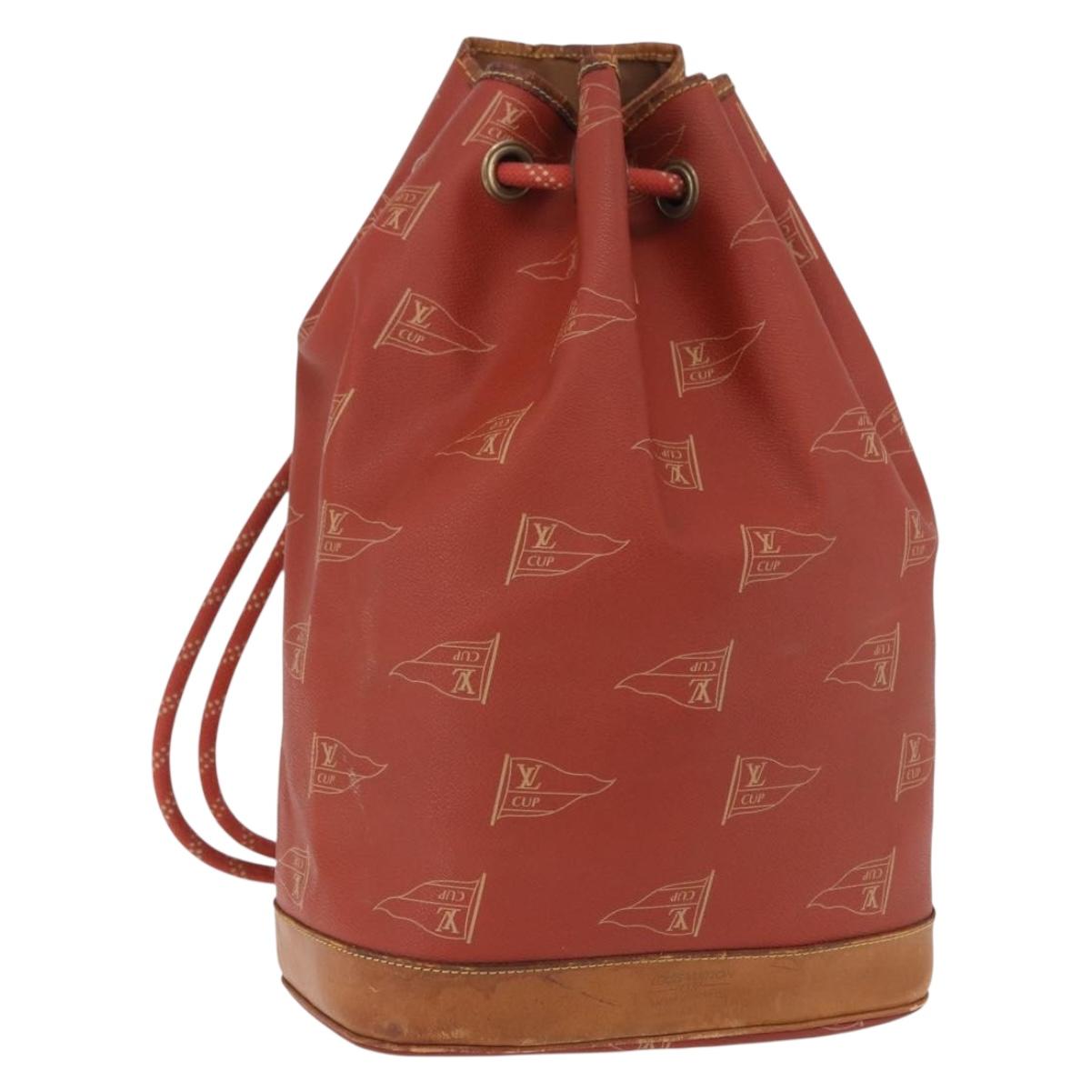 LOUIS VUITTON LV Cup Saint Tropez Shoulder Bag Red M80026 LV Auth 194290