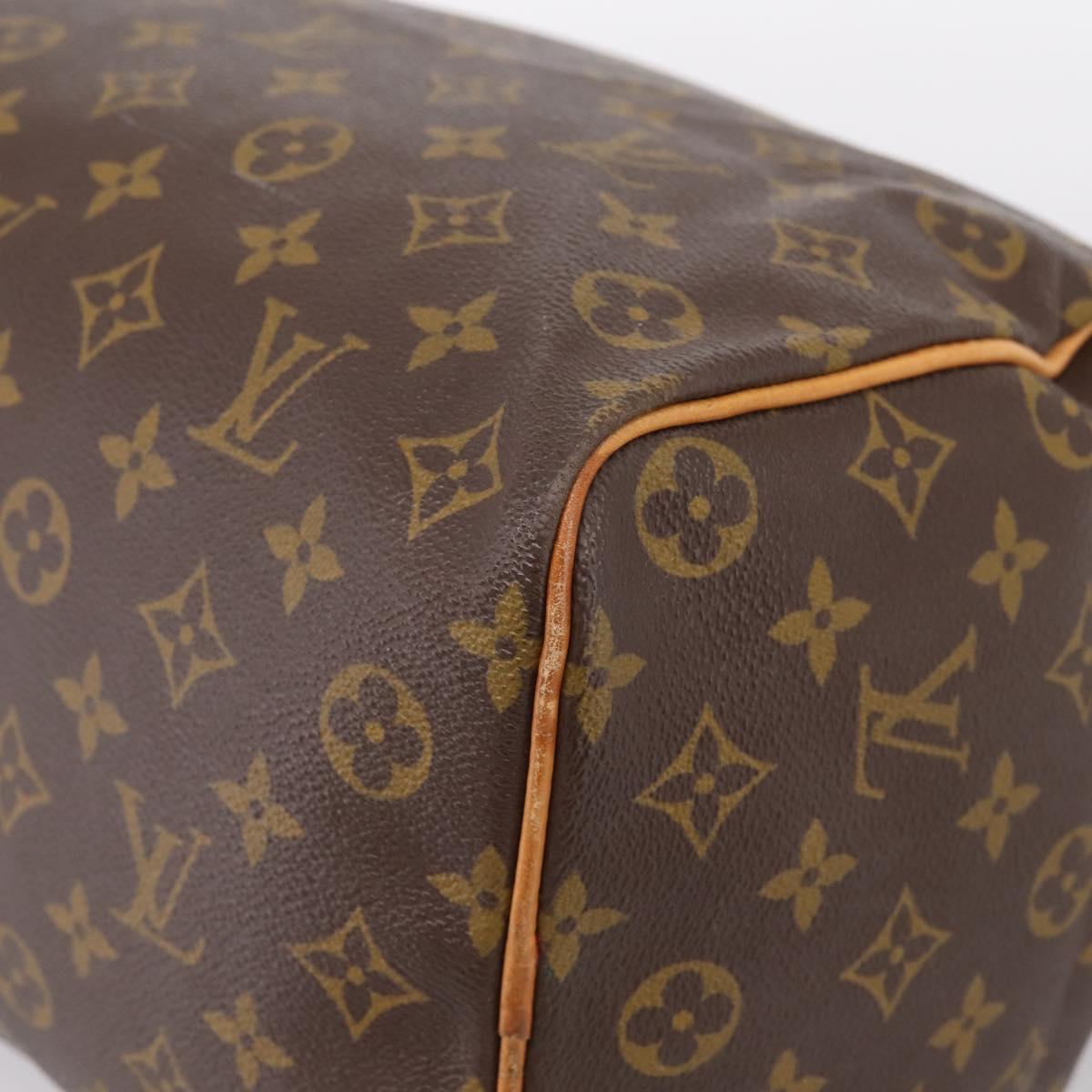 LOUIS VUITTON Monogram Speedy 35 Hand Bag M41524 LV Auth 194299A