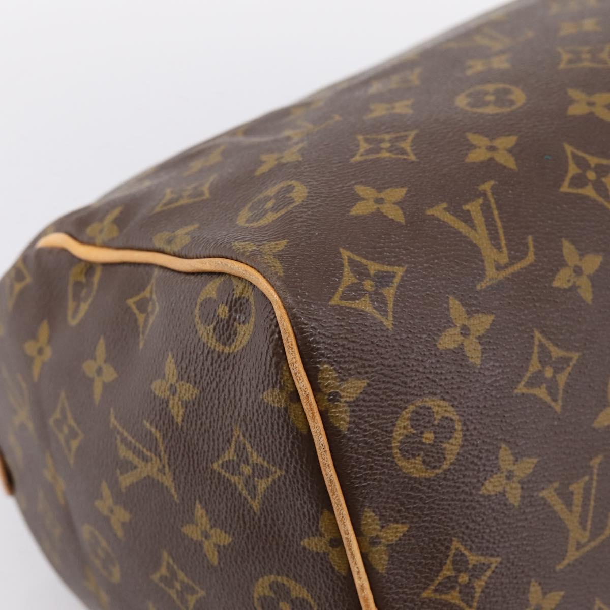 LOUIS VUITTON Monogram Speedy 35 Hand Bag M41524 LV Auth 194299A