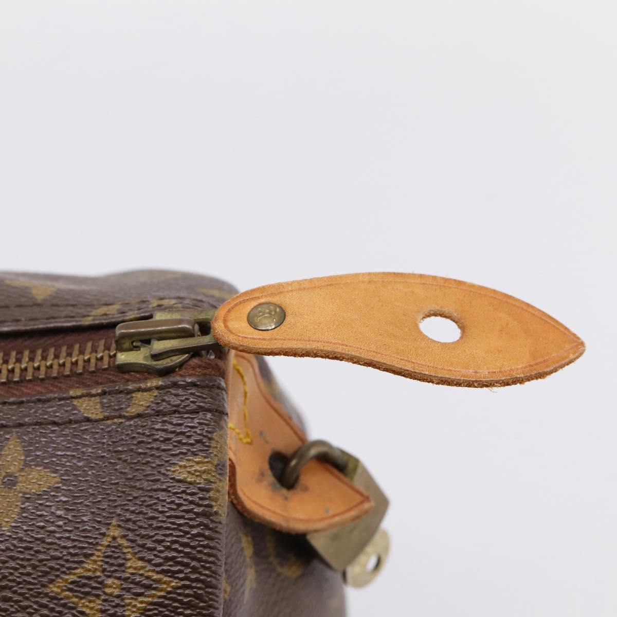 LOUIS VUITTON Monogram Speedy 35 Hand Bag M41524 LV Auth 194299A