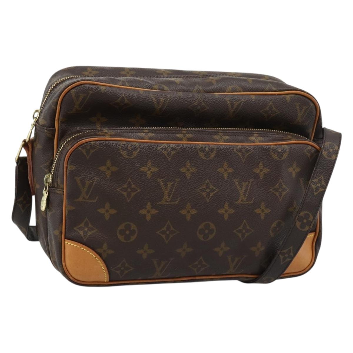 LOUIS VUITTON Monogram Nile Shoulder Bag M45244 LV Auth 194303A