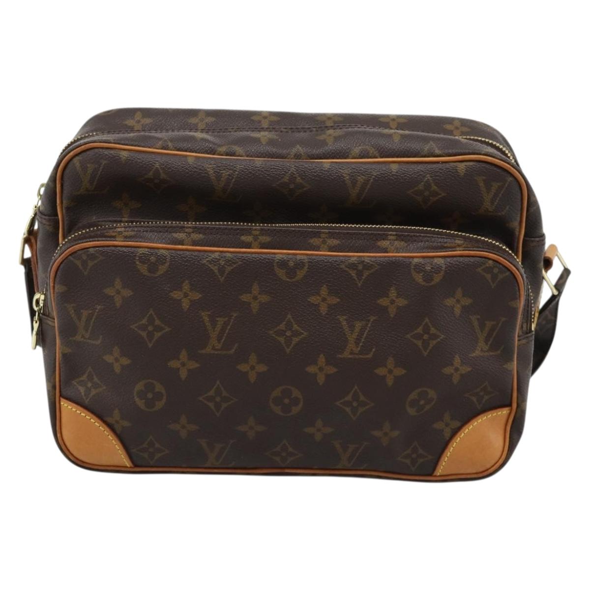 LOUIS VUITTON Monogram Nile Shoulder Bag M45244 LV Auth 194303A