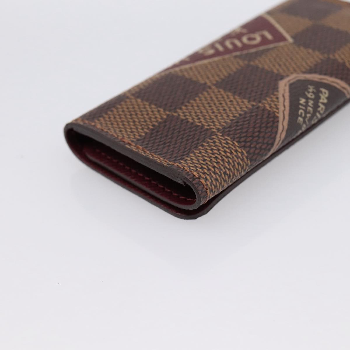 LOUIS VUITTON Damier Ebene Multicles 4 Key Case N63082 Auth 194304M