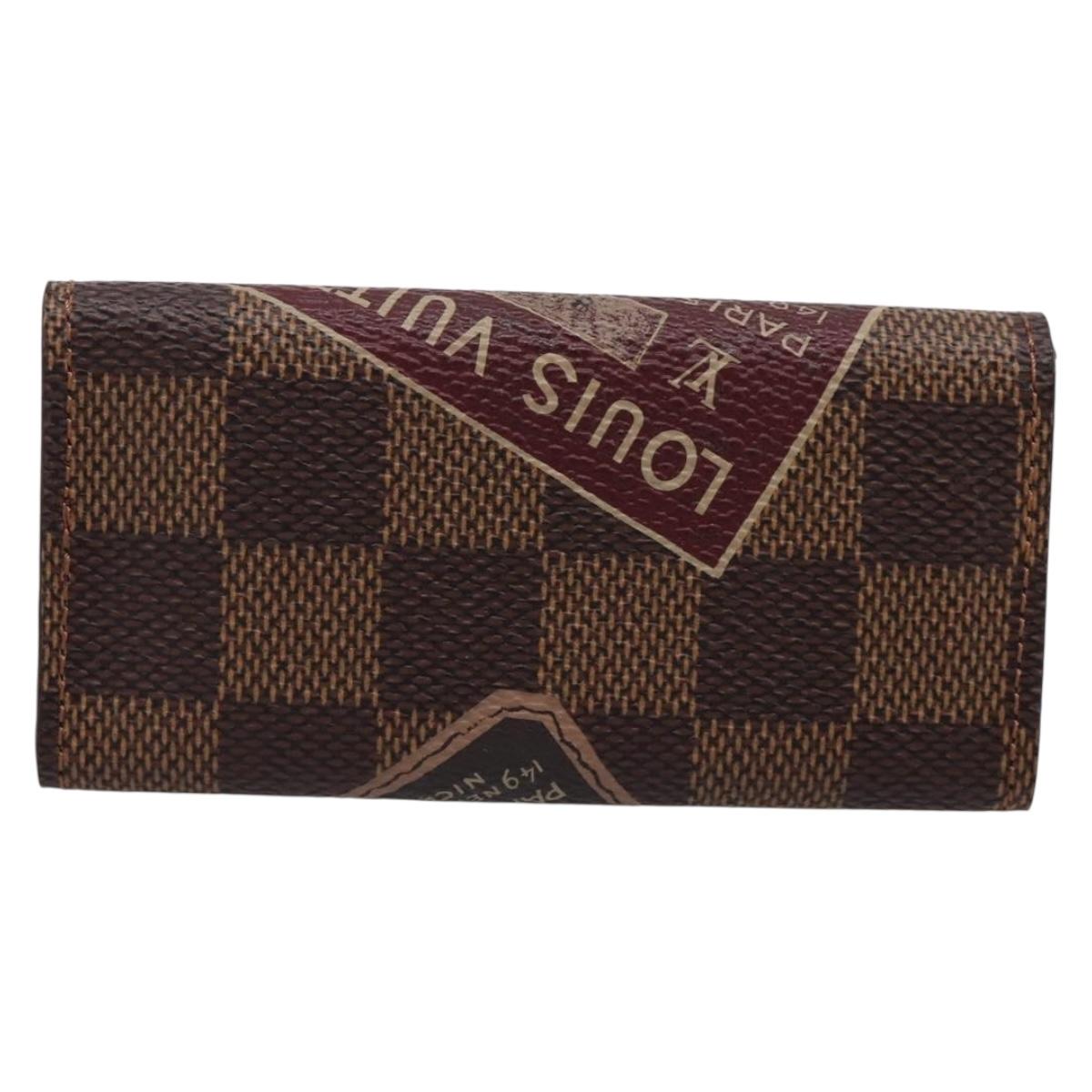 LOUIS VUITTON Damier Ebene Multicles 4 Key Case N63082 Auth 194304M