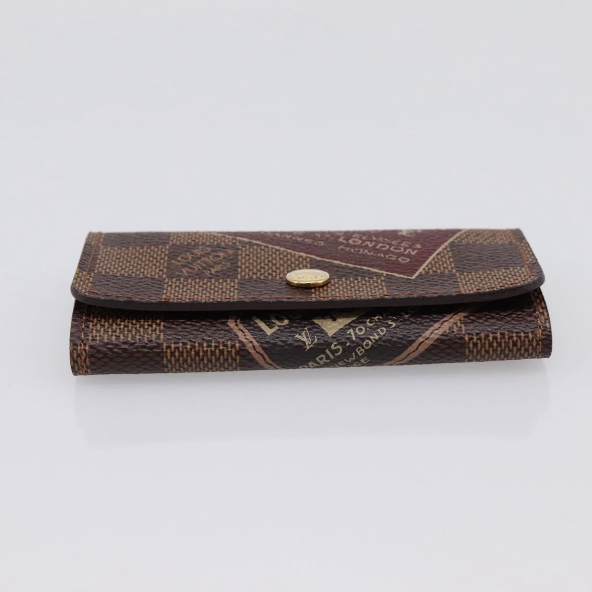 LOUIS VUITTON Damier Ebene Multicles 4 Key Case N63082 Auth 194304M