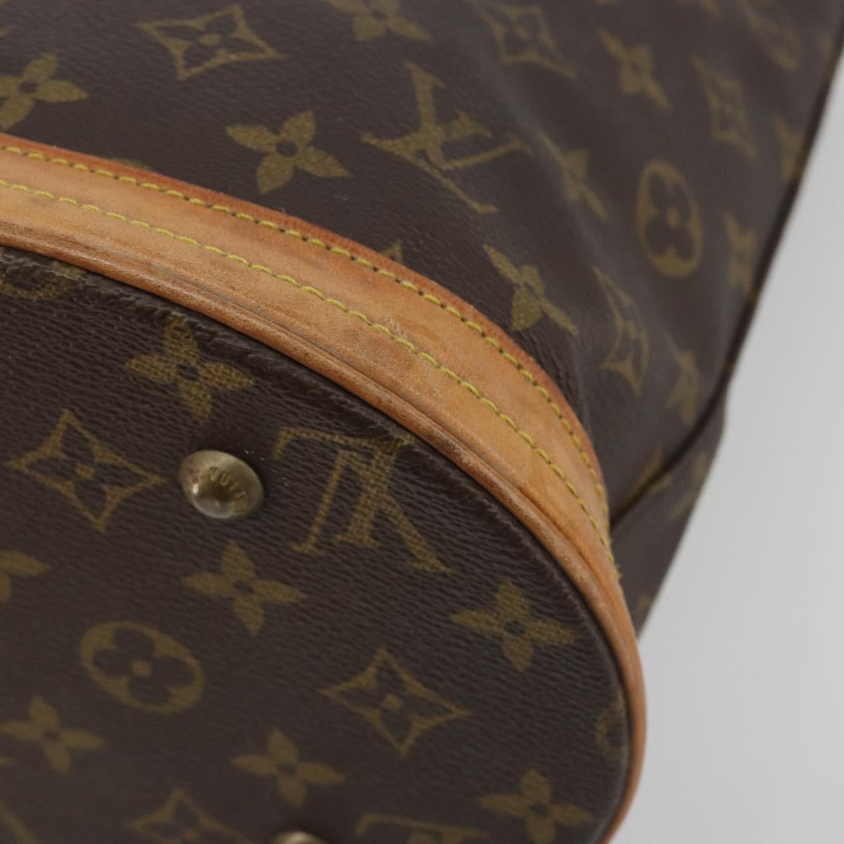LOUIS VUITTON Monogram Bucket PM Shoulder Bag M42238 LV Auth 194314