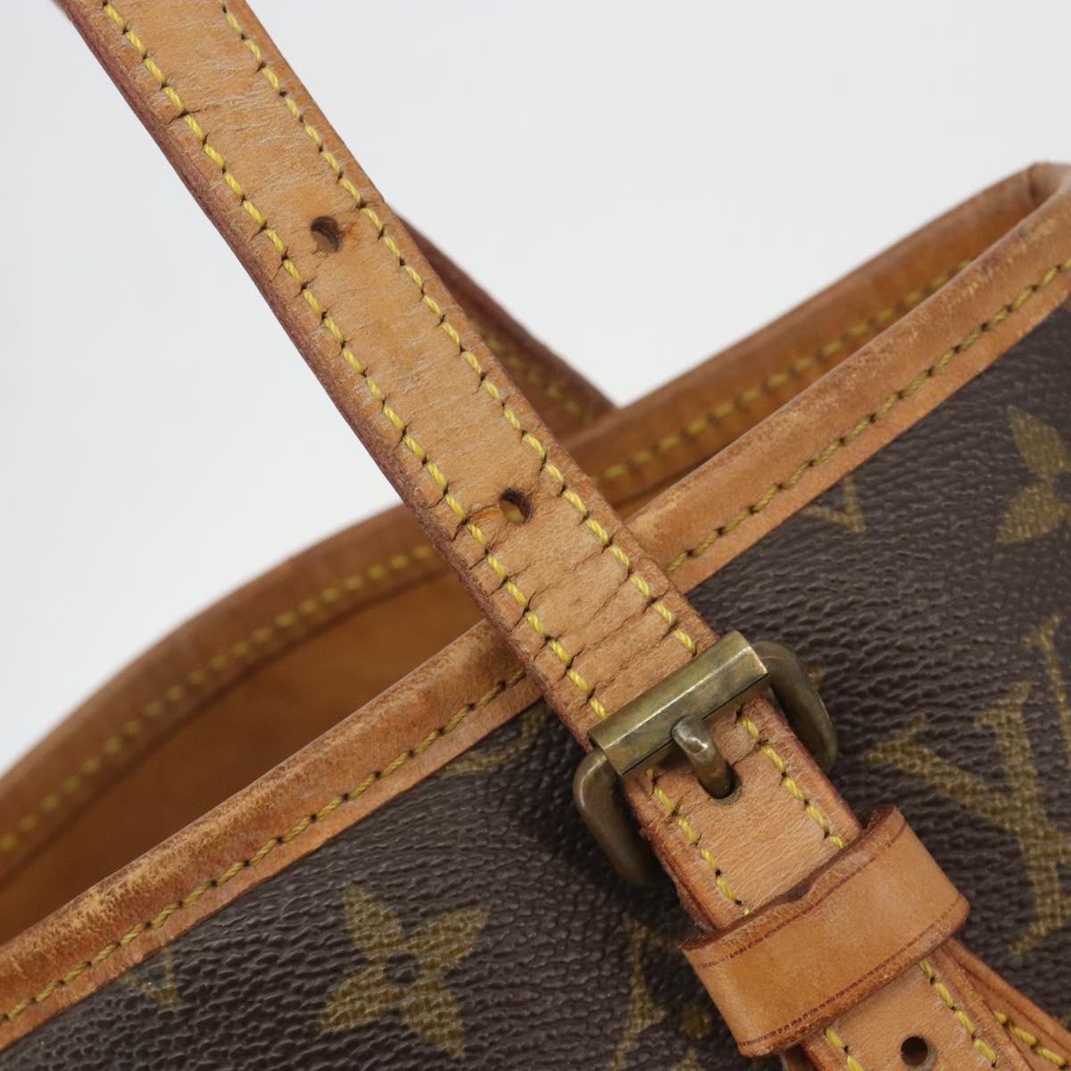LOUIS VUITTON Monogram Bucket PM Shoulder Bag M42238 LV Auth 194314