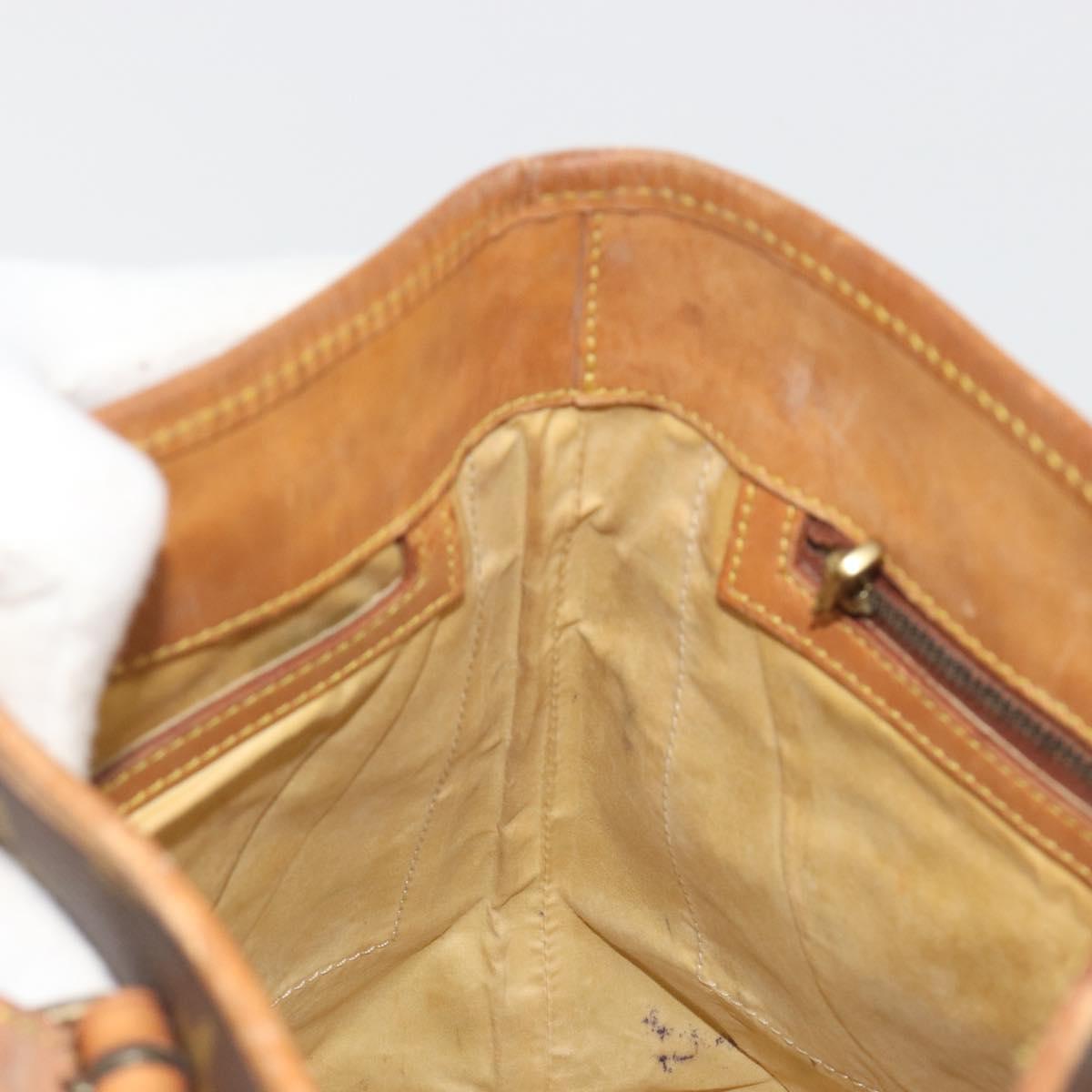 LOUIS VUITTON Monogram Bucket PM Shoulder Bag M42238 LV Auth 194314