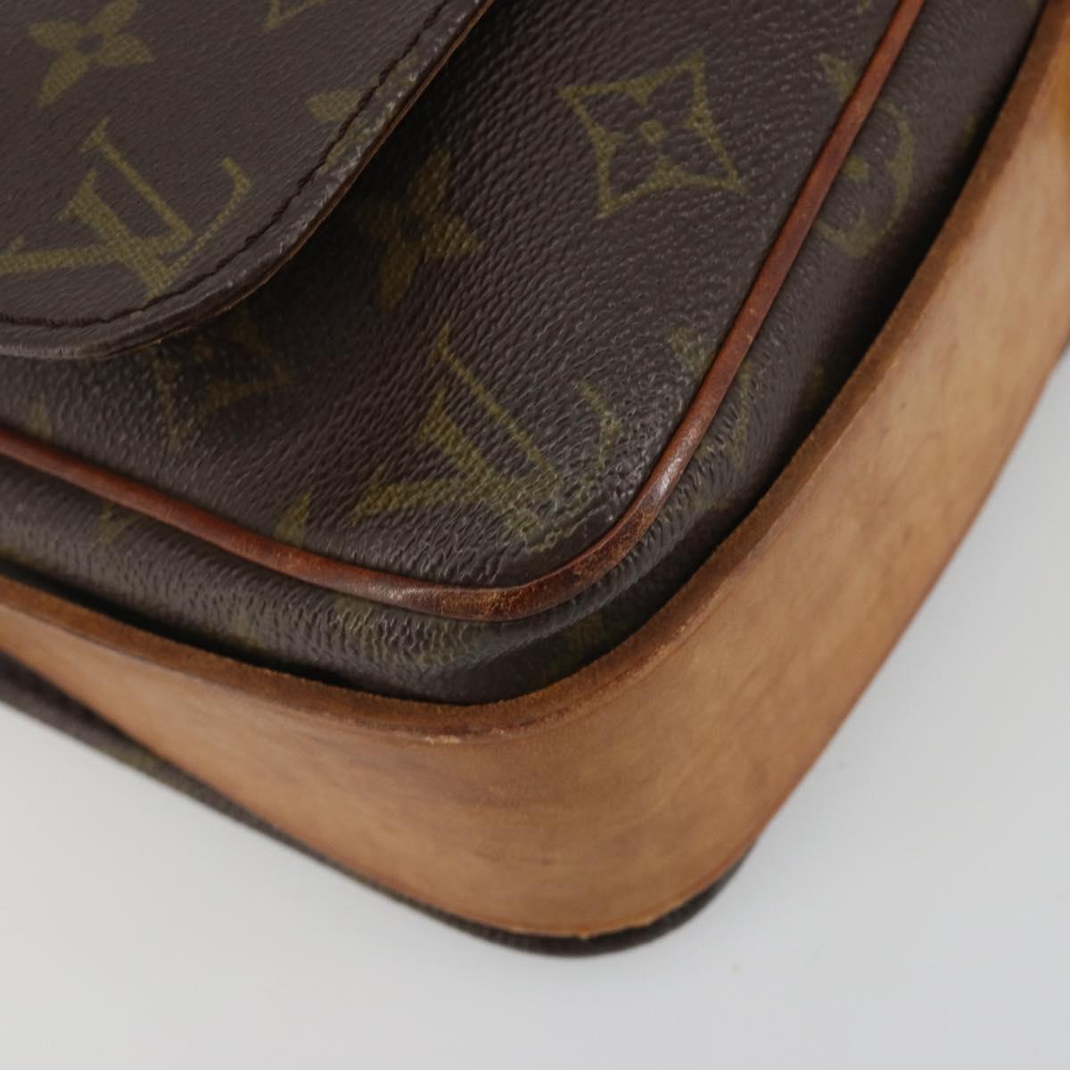 LOUIS VUITTON Monogram Cartouchiere GM Shoulder Bag M51252 LV Auth 194315