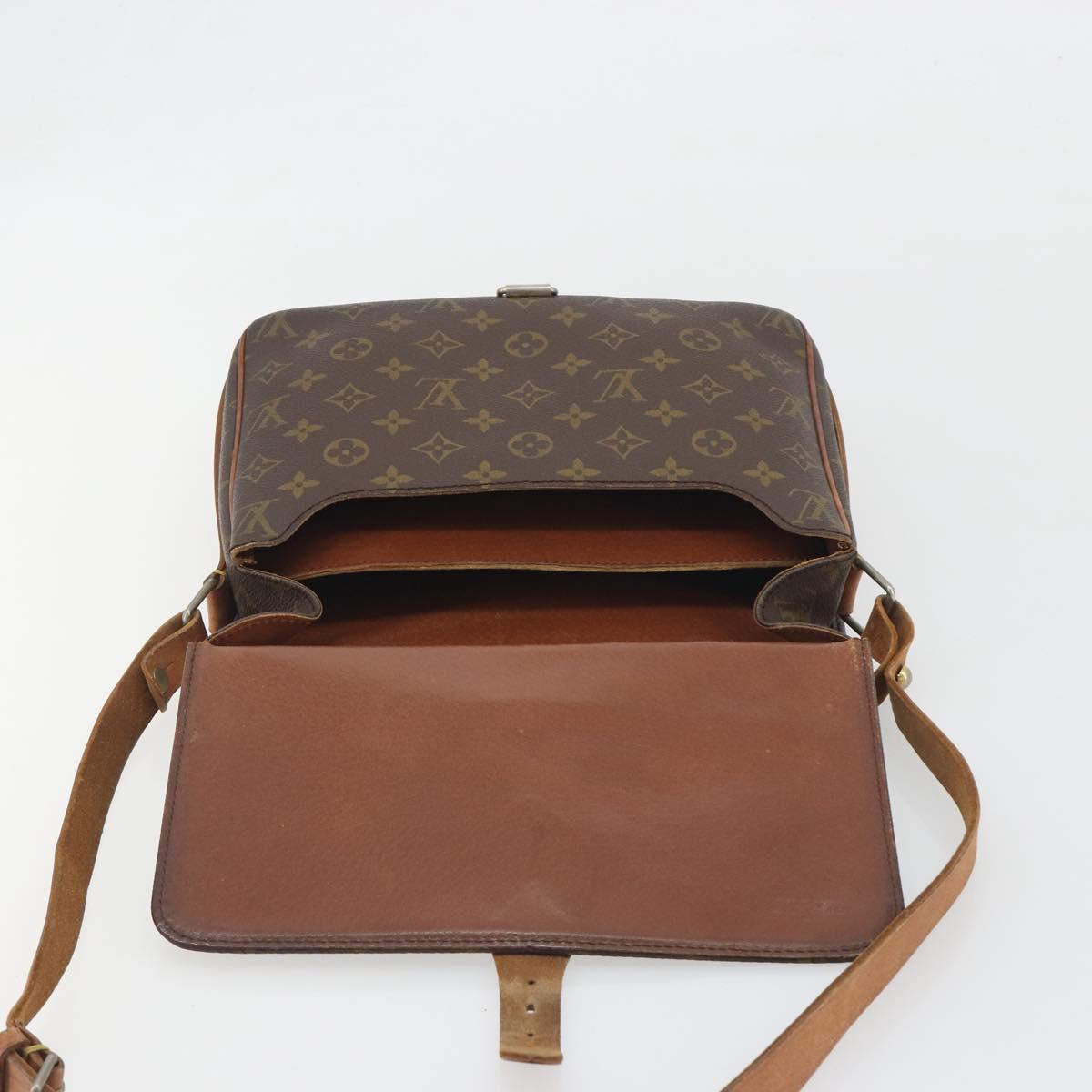 LOUIS VUITTON Monogram Cartouchiere GM Shoulder Bag M51252 LV Auth 194315