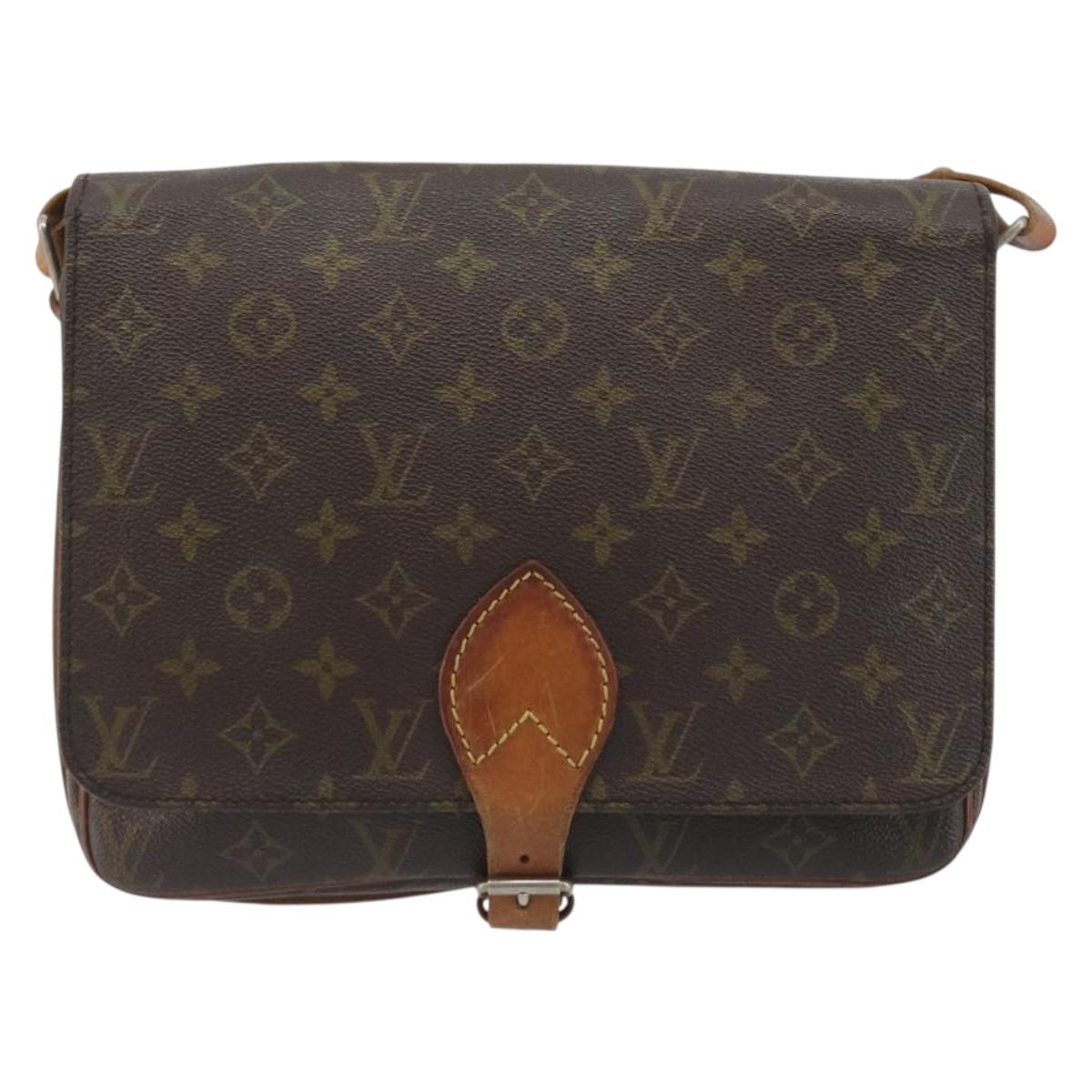 LOUIS VUITTON Monogram Cartouchiere GM Shoulder Bag M51252 LV Auth 194315
