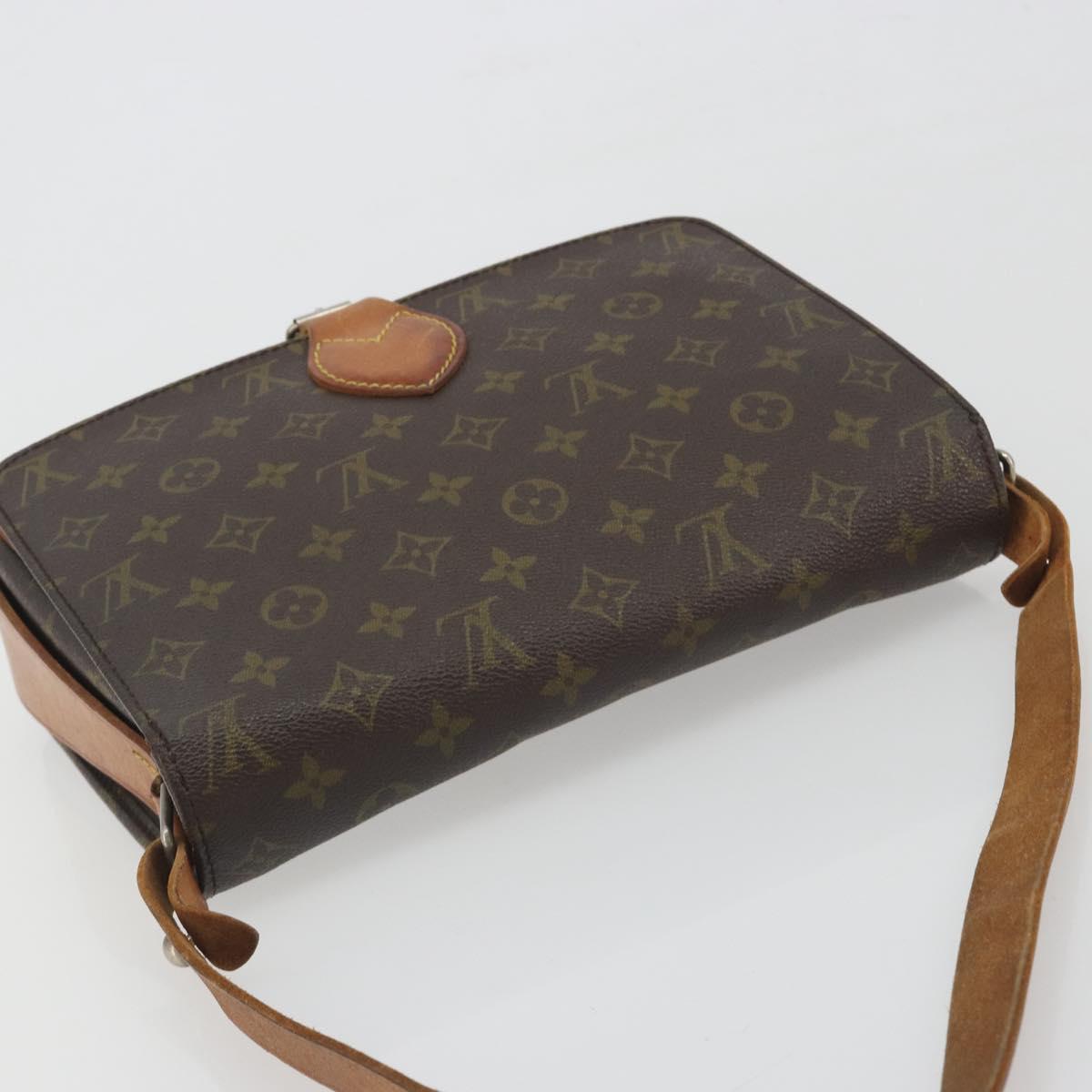 LOUIS VUITTON Monogram Cartouchiere GM Shoulder Bag M51252 LV Auth 194315