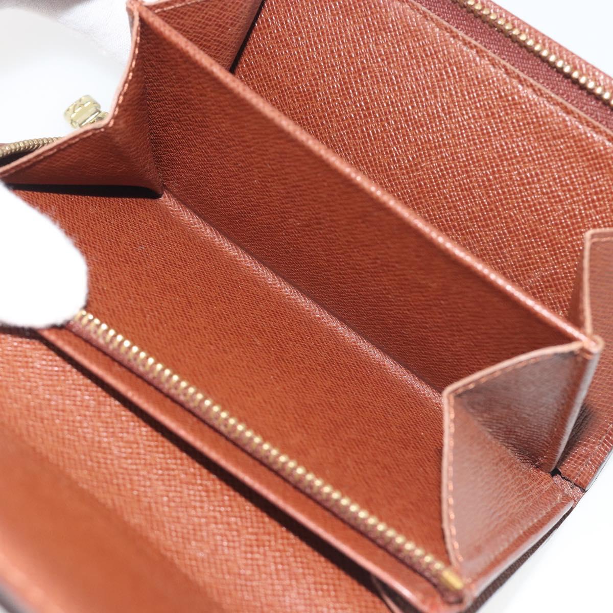 LOUIS VUITTON Porte Monnaie Billets Tresor Wallet M61730 LV Auth 194316A