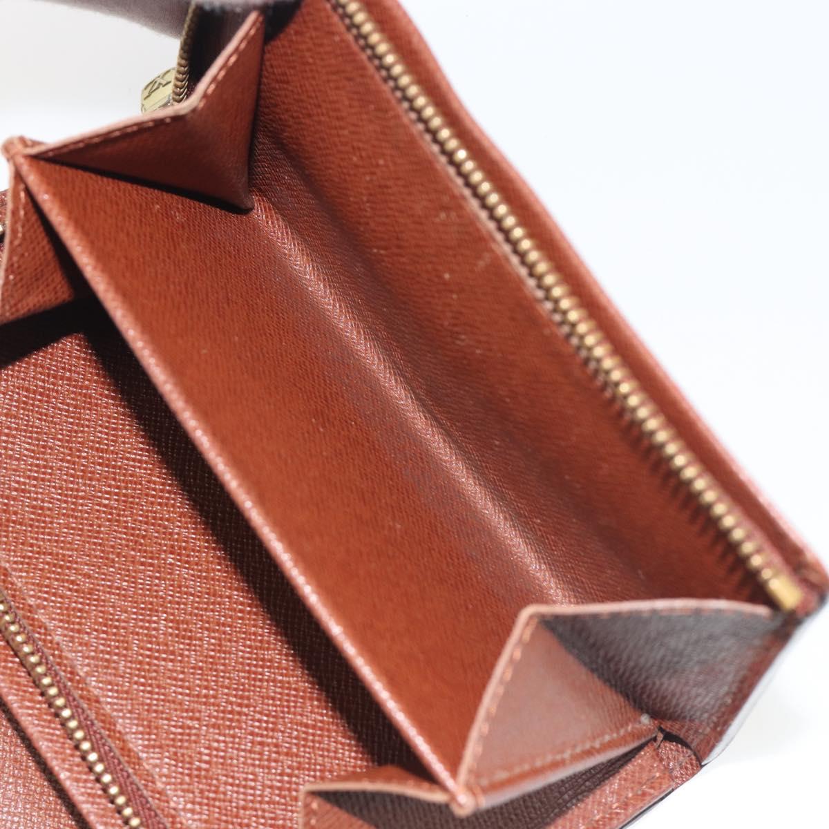 LOUIS VUITTON Porte Monnaie Billets Tresor Wallet M61730 LV Auth 194316A