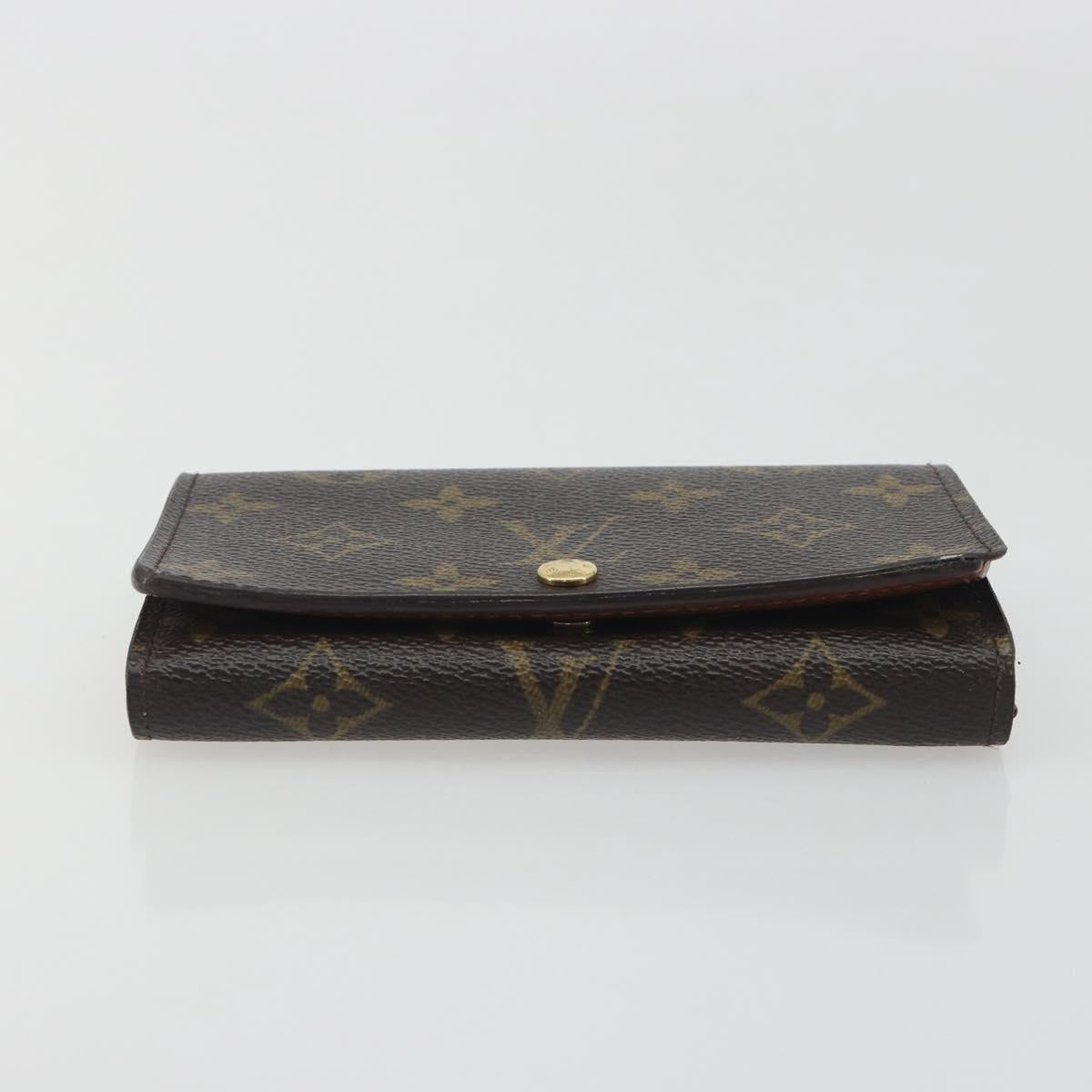LOUIS VUITTON Porte Monnaie Billets Tresor Wallet M61730 LV Auth 194316A