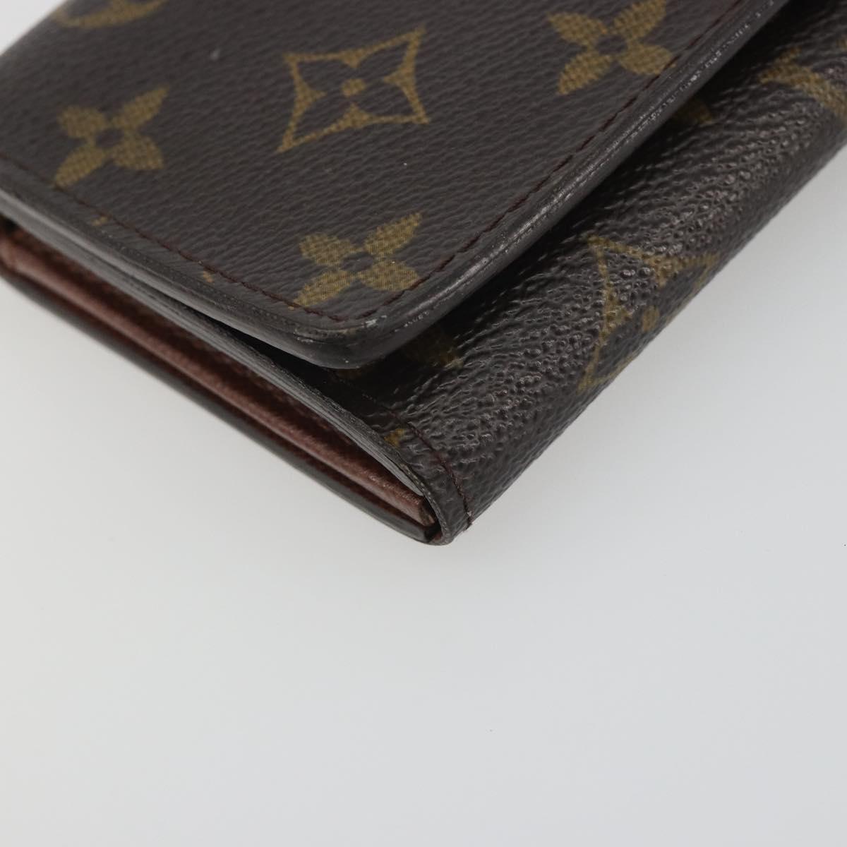LOUIS VUITTON Porte Monnaie Billets Tresor Wallet M61730 LV Auth 194316A