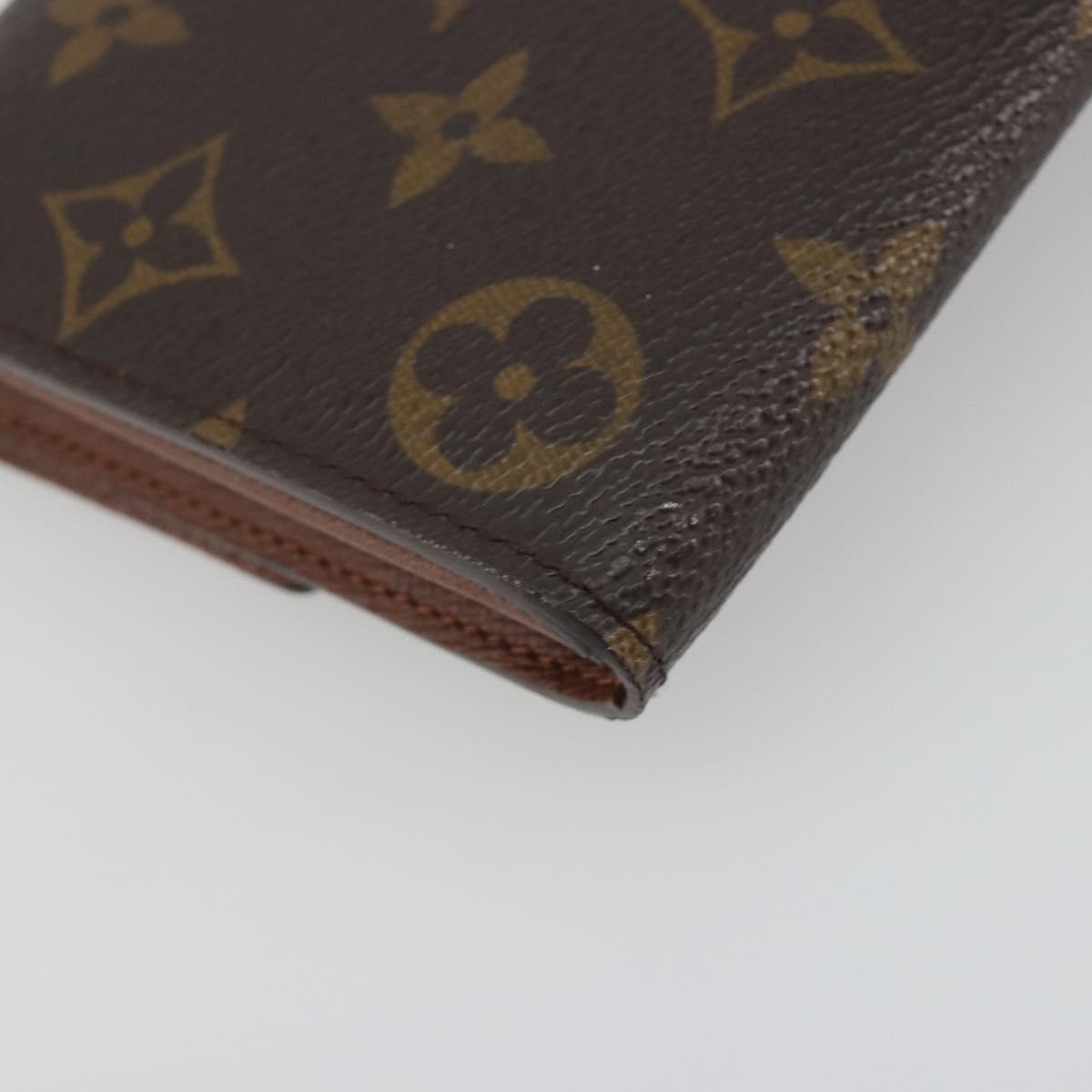 LOUIS VUITTON Pochette Porte Monnaie Credit Long Wallet M61726 LV Auth 194317A