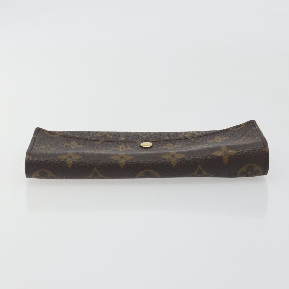 LOUIS VUITTON Pochette Porte Monnaie Credit Long Wallet M61726 LV Auth 194317A