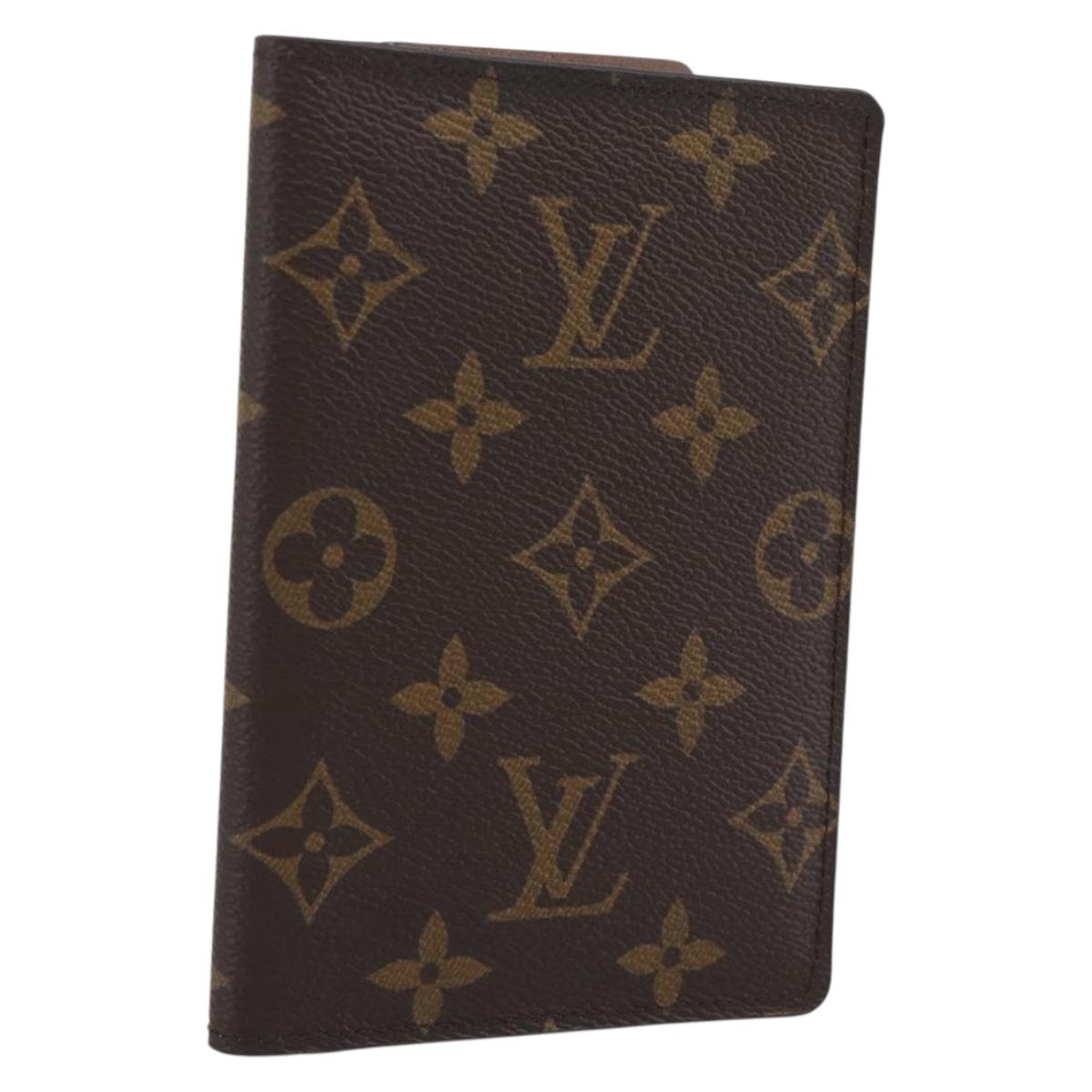 LOUIS VUITTON Monogram Couverture passport Passport Case M64502 LV Auth 194320