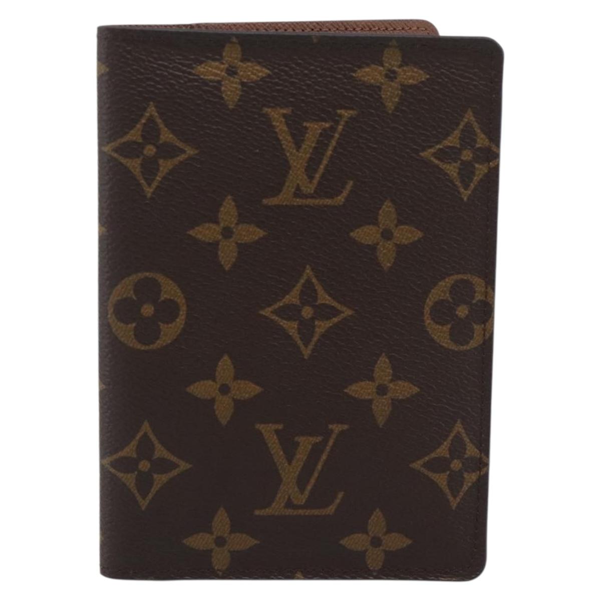 LOUIS VUITTON Monogram Couverture passport Passport Case M64502 LV Auth 194320