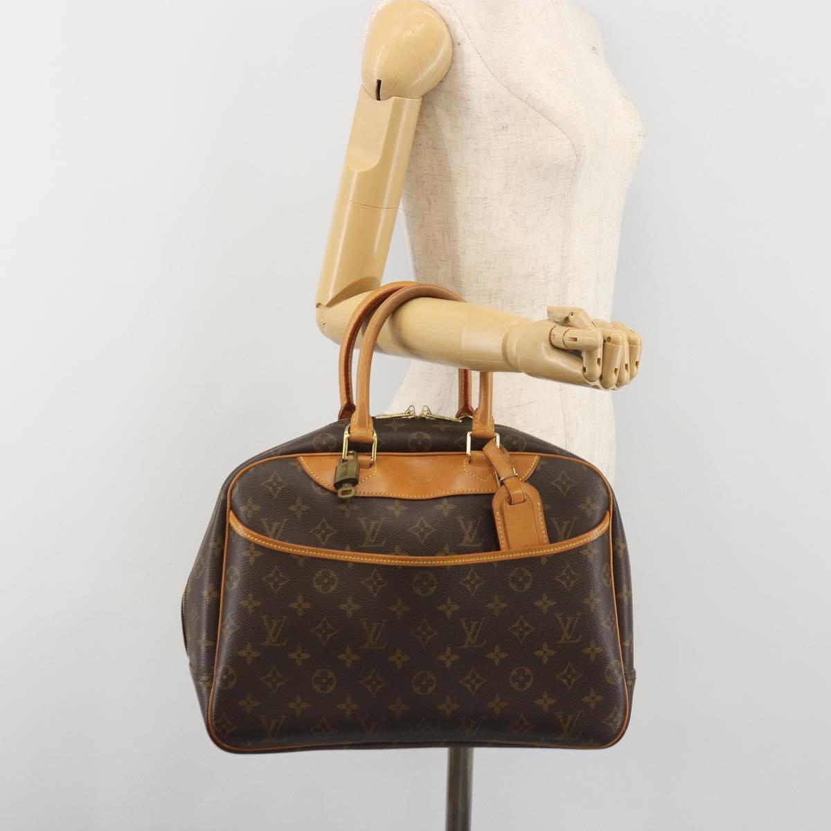 LOUIS VUITTON Monogram Deauville Hand Bag M47270 LV Auth 194333V