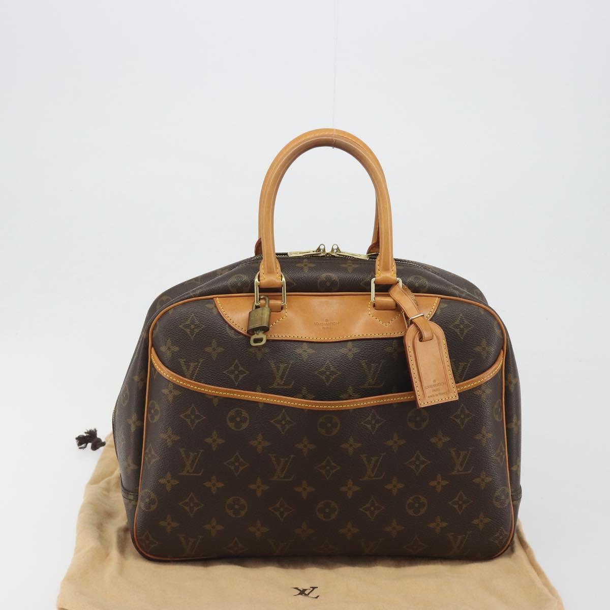 LOUIS VUITTON Monogram Deauville Hand Bag M47270 LV Auth 194333V