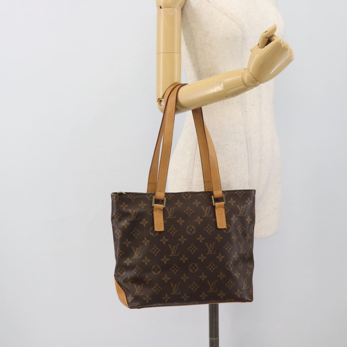 LOUIS VUITTON Monogram Cabas Piano Tote Bag M51148 LV Auth 194343V