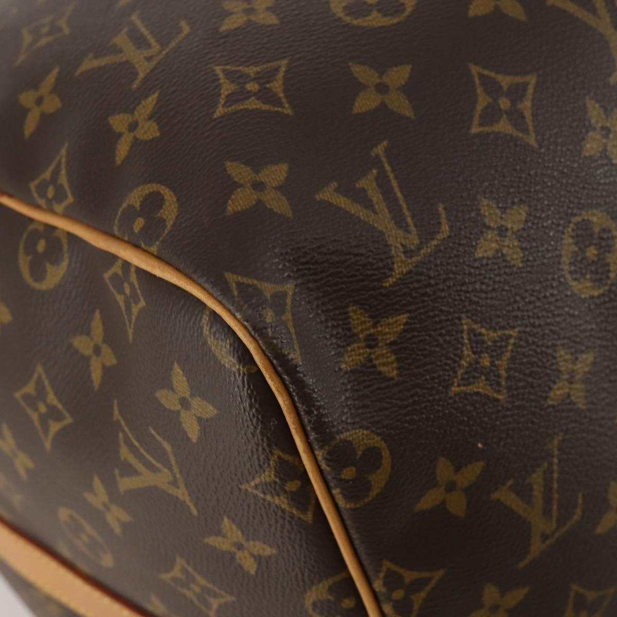 LOUIS VUITTON Monogram Keepall Bandouliere 55 Boston Bag M41414 LV Auth 194346V