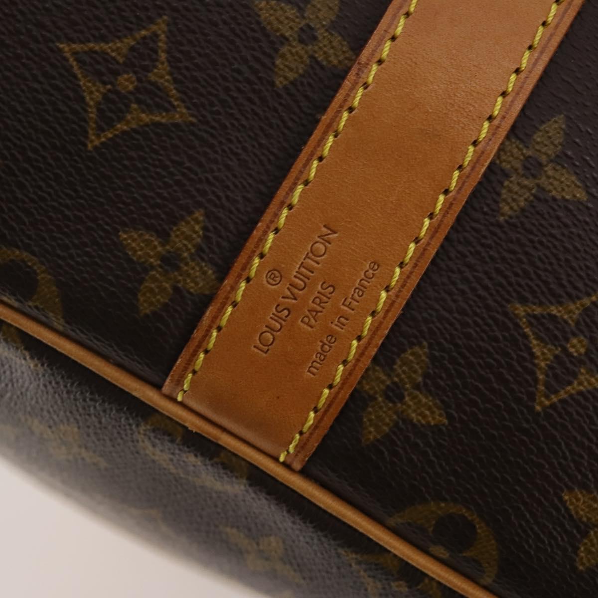 LOUIS VUITTON Monogram Keepall Bandouliere 55 Boston Bag M41414 LV Auth 194346V
