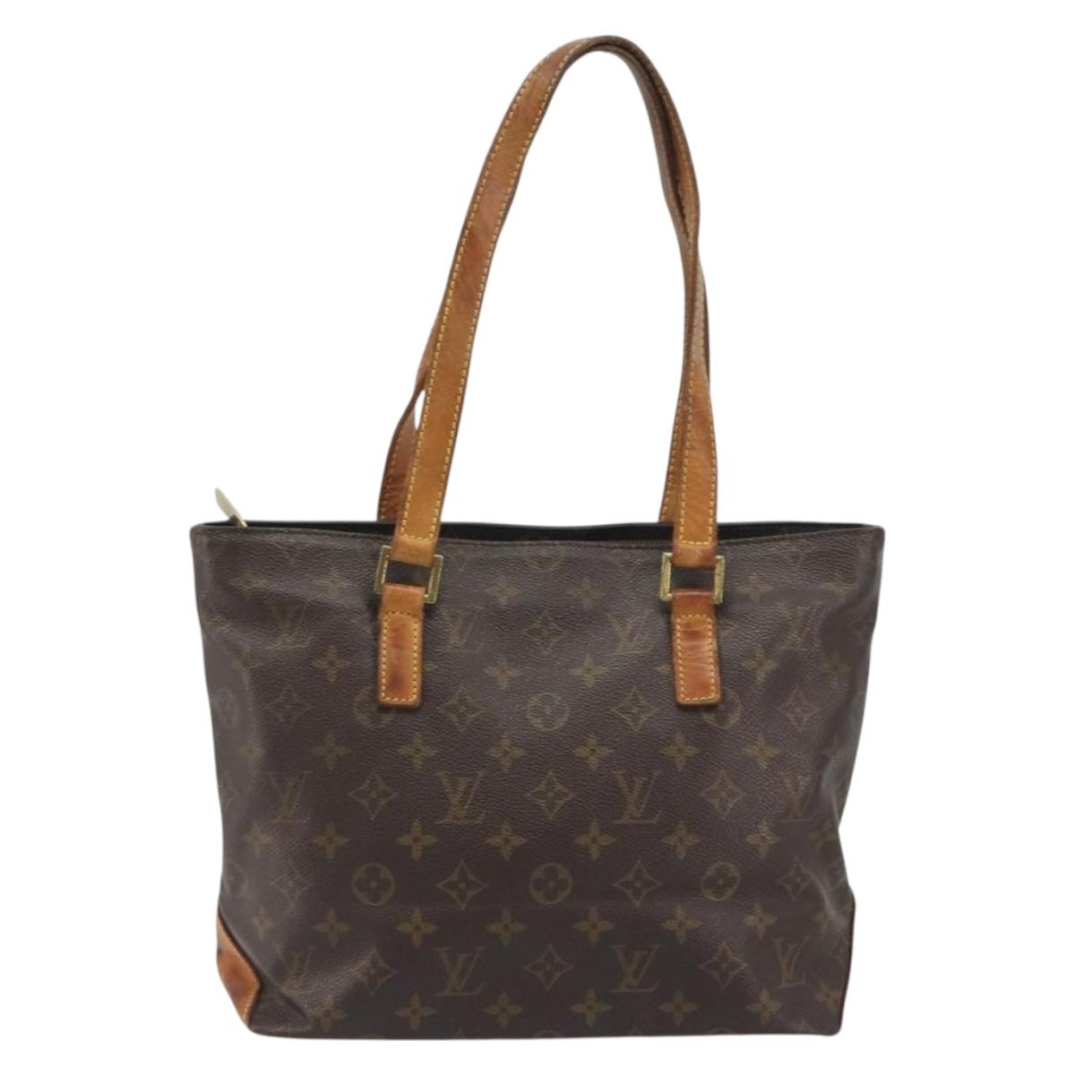 LOUIS VUITTON Monogram Cabas Piano Tote Bag M51148 LV Auth 194347