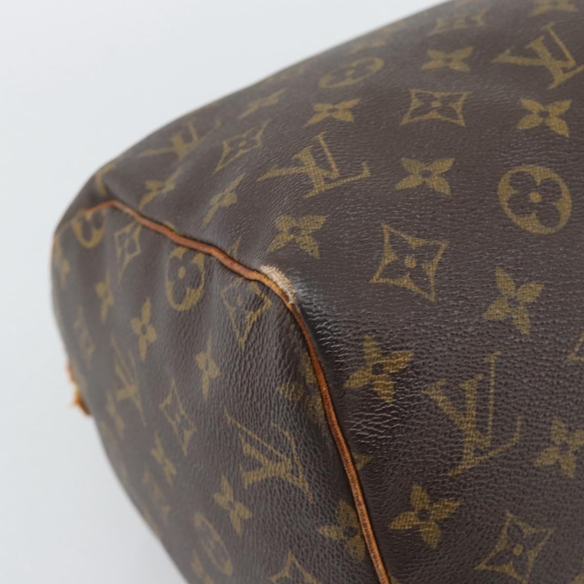 LOUIS VUITTON Monogram Speedy 30 Hand Bag M41526 LV Auth 194349