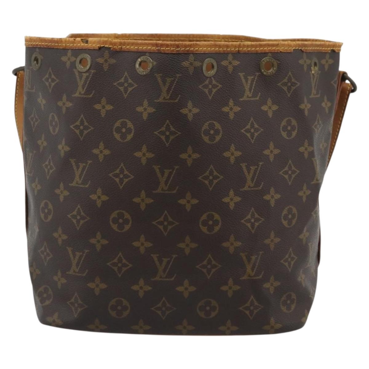LOUIS VUITTON Monogram Petit Noe Shoulder Bag M42226 LV Auth 194351