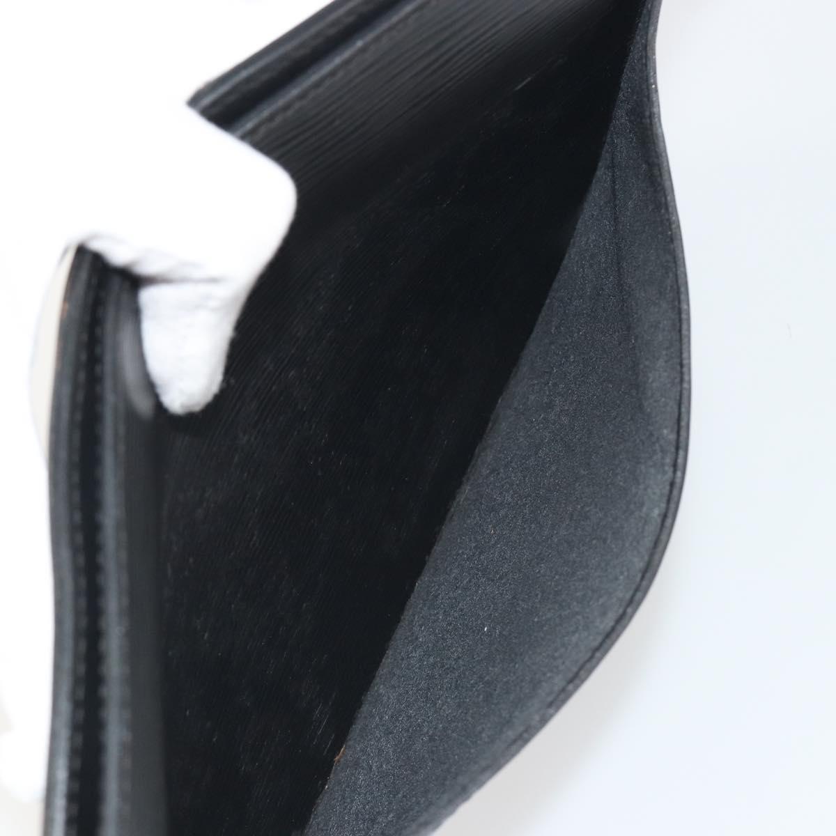 LOUIS VUITTON Epi Pochette Homme Clutch Bag Black M52522 LV Auth 194352