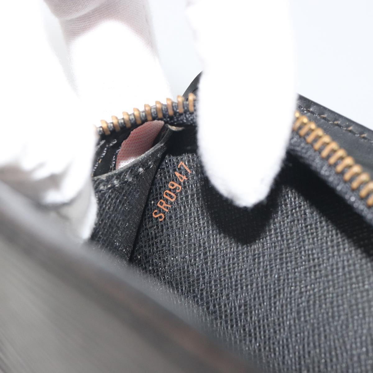LOUIS VUITTON Epi Pochette Homme Clutch Bag Black M52522 LV Auth 194352