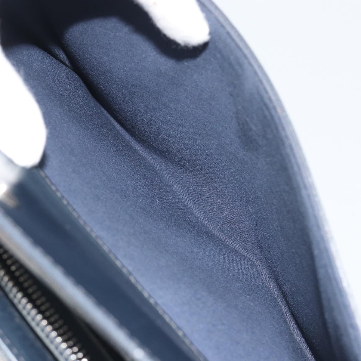 LOUIS VUITTON Monogram Mat Alston Shoulder Bag Navy M55125 LV Auth 194378