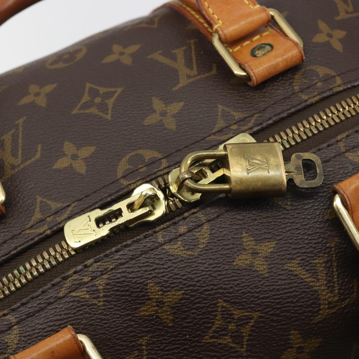 LOUIS VUITTON Monogram Keepall 50 Boston Bag M41426 LV Auth 194386A
