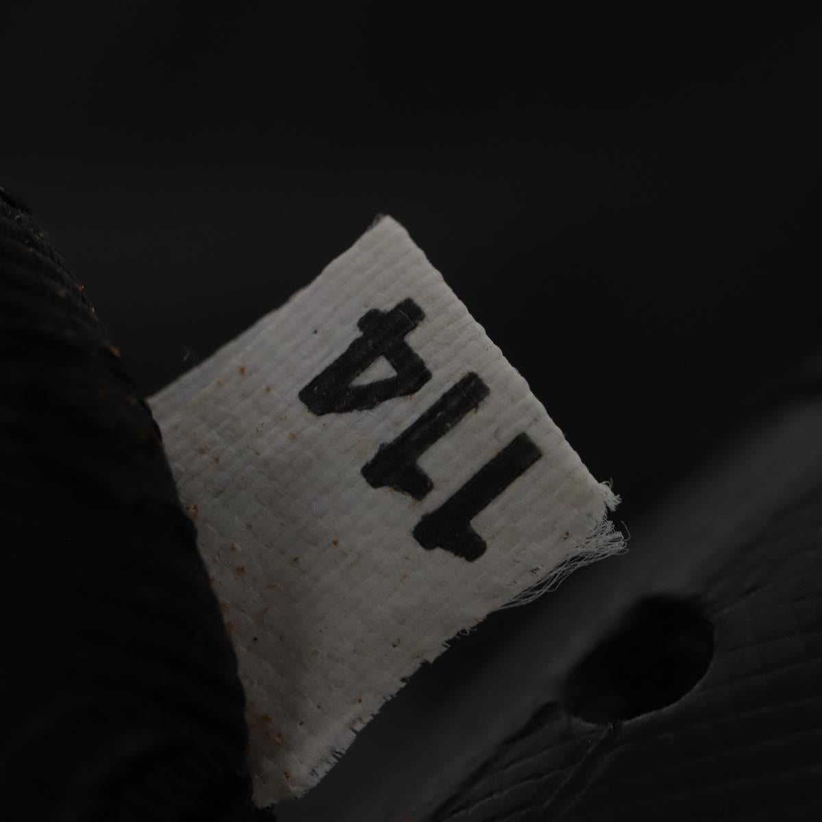 PRADA Boston Bag Nylon 2way Black Silver Auth 194414