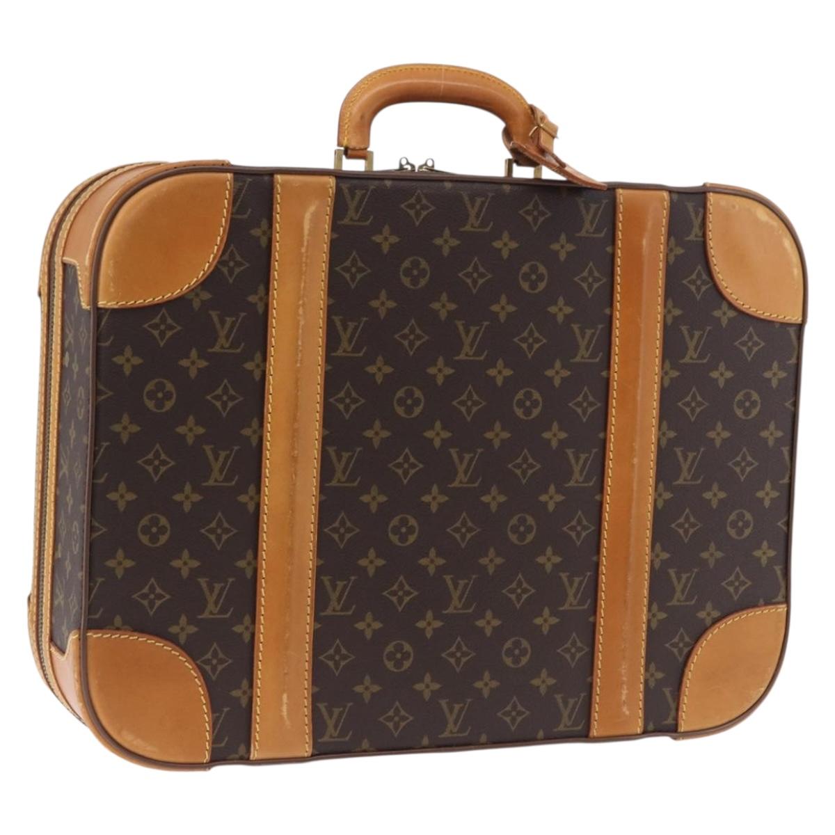 LOUIS VUITTON Monogram Stratos 50 Trunk M23238 LV Auth 194415