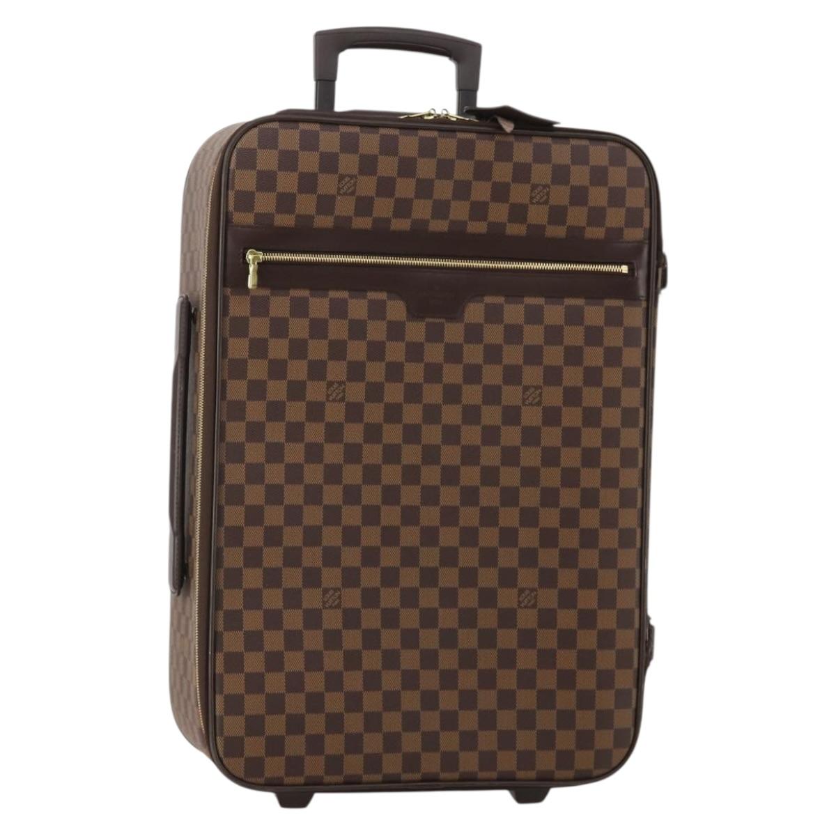 LOUIS VUITTON Damier Ebene Pegas 55 Suitcase N23294 LV Auth 194416