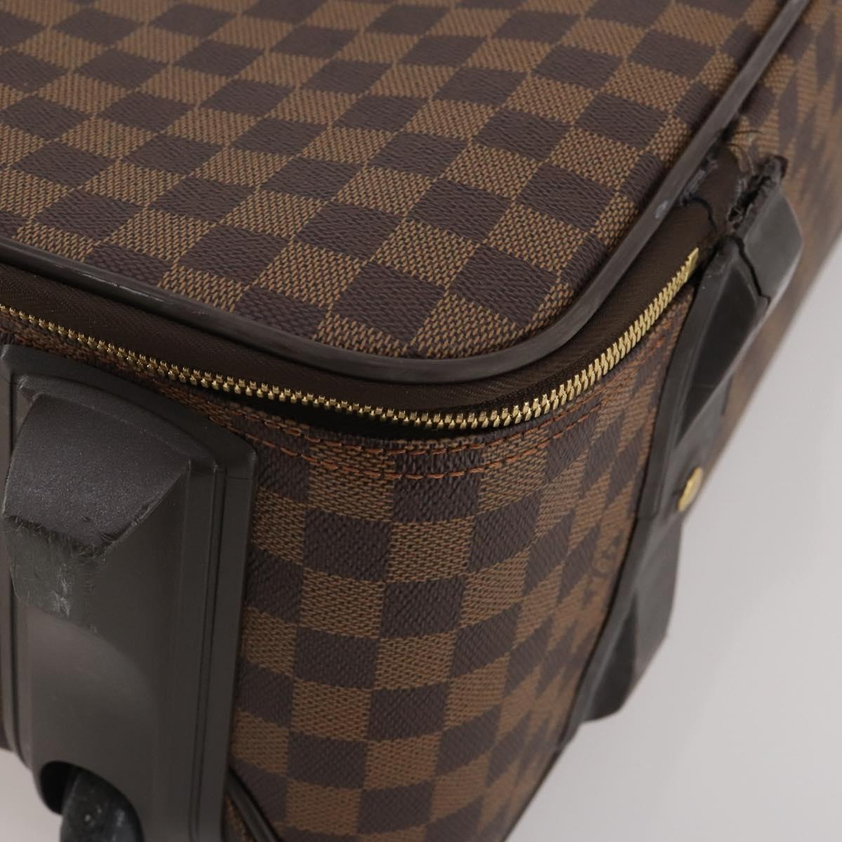 LOUIS VUITTON Damier Ebene Pegas 55 Suitcase N23294 LV Auth 194416