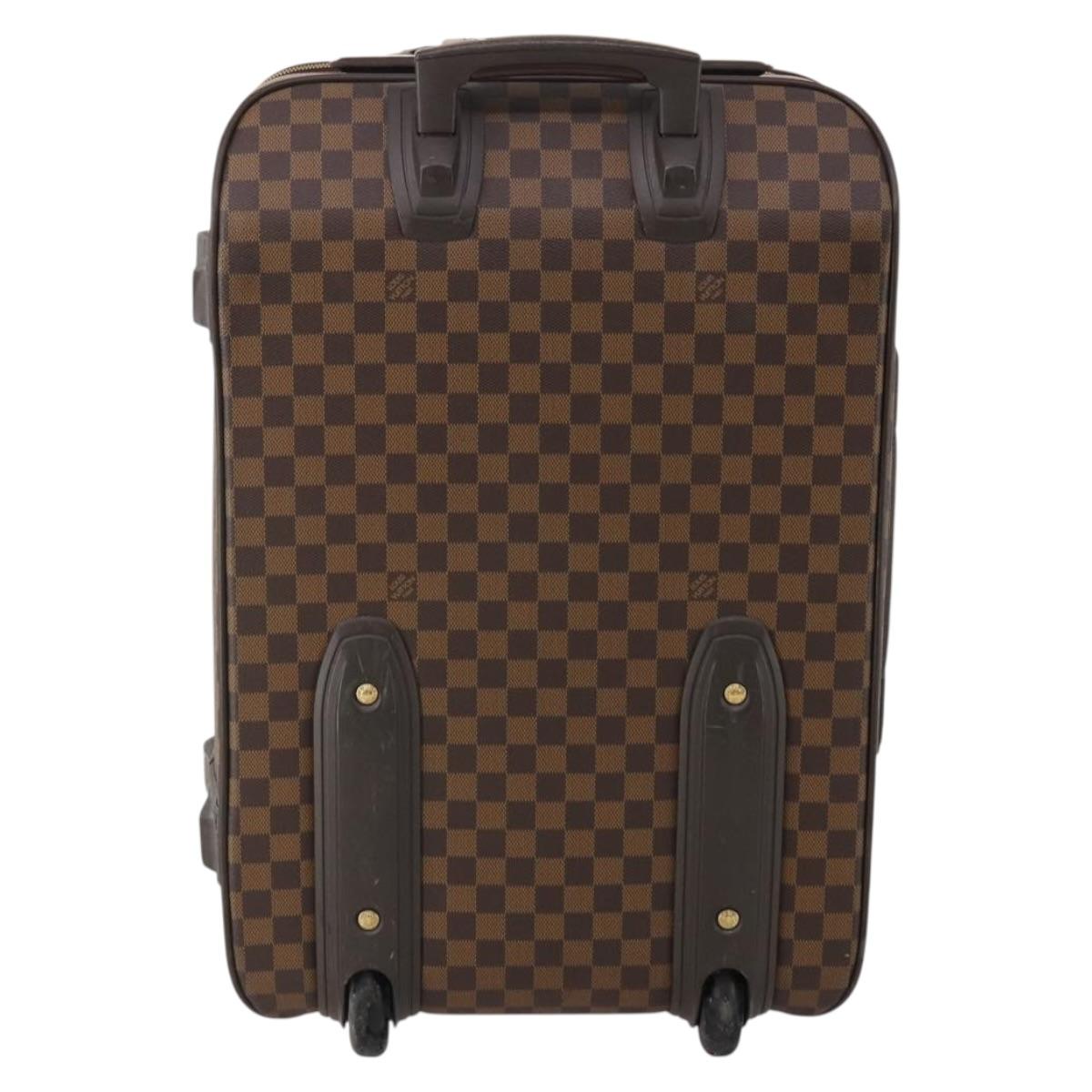LOUIS VUITTON Damier Ebene Pegas 55 Suitcase N23294 LV Auth 194416