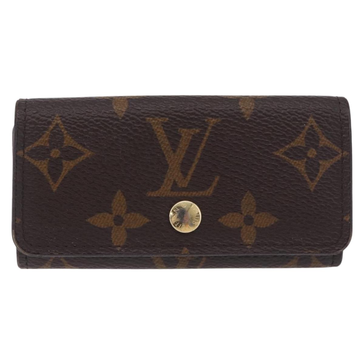LOUIS VUITTON Monogram Multicles 4 Key Case Monogram M62631 LV Auth 194456A