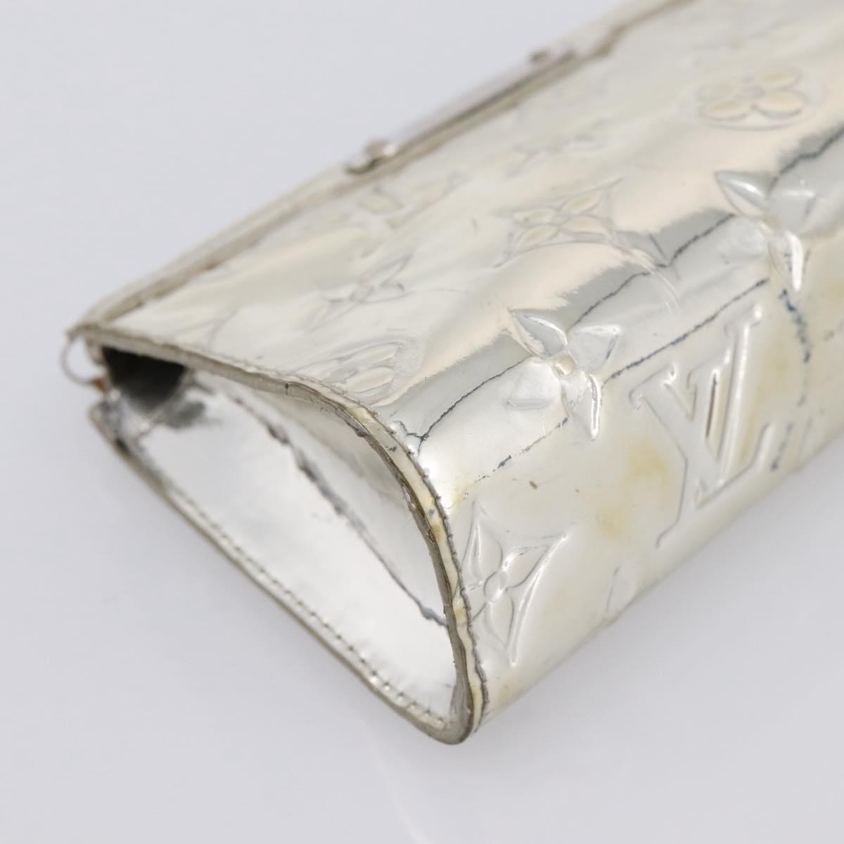 LOUIS VUITTON Monogram Miroir Trousse Cosmetic Pouch Silver M95603 Auth 194458