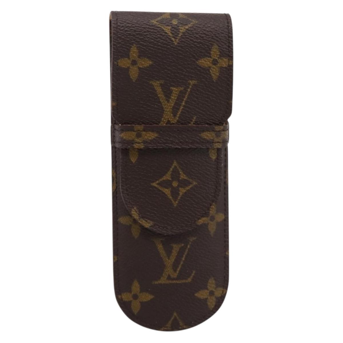LOUIS VUITTON Monogram Etui Stilo Pen Case M62990 LV Auth 194465
