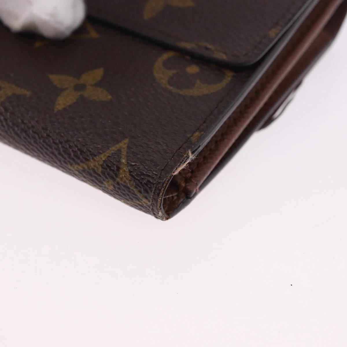 LOUIS VUITTON Monogram Porte Monnaie Bier Cartes Crdit M61652 Auth 194470A