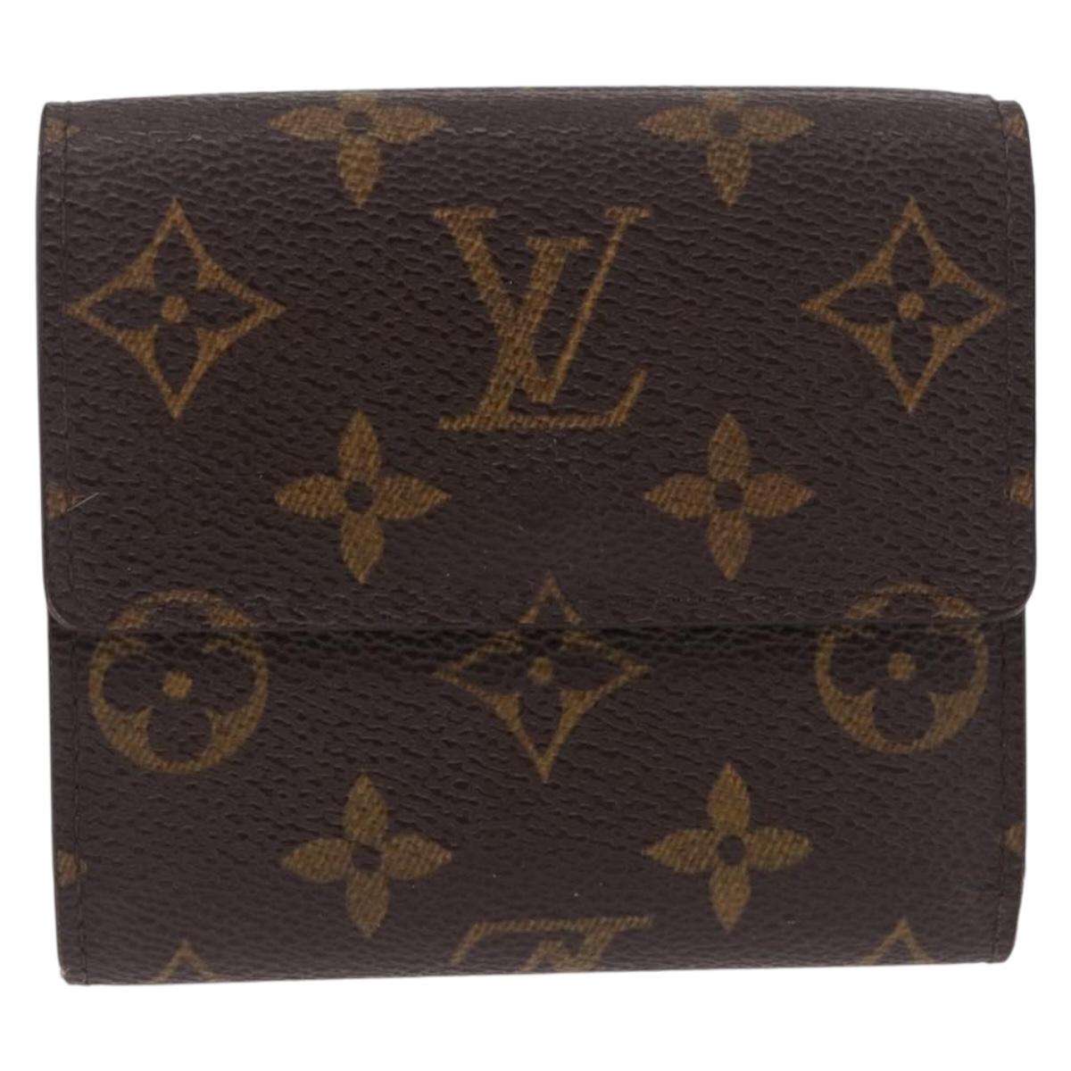 LOUIS VUITTON Monogram Porte Monnaie Bier Cartes Crdit M61652 Auth 194470A