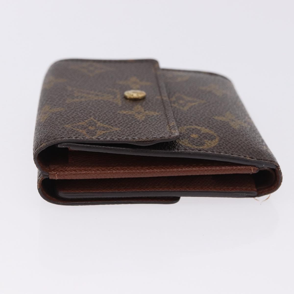 LOUIS VUITTON Monogram Porte Monnaie Bier Cartes Crdit M61652 Auth 194470A
