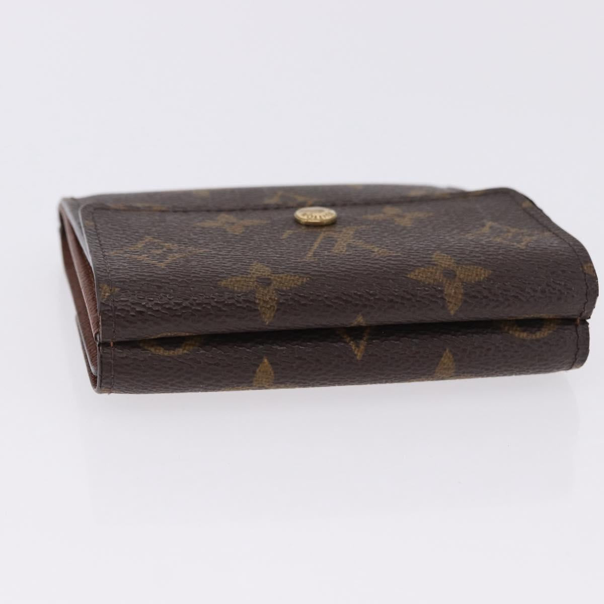LOUIS VUITTON Monogram Porte Monnaie Bier Cartes Crdit M61652 Auth 194470A