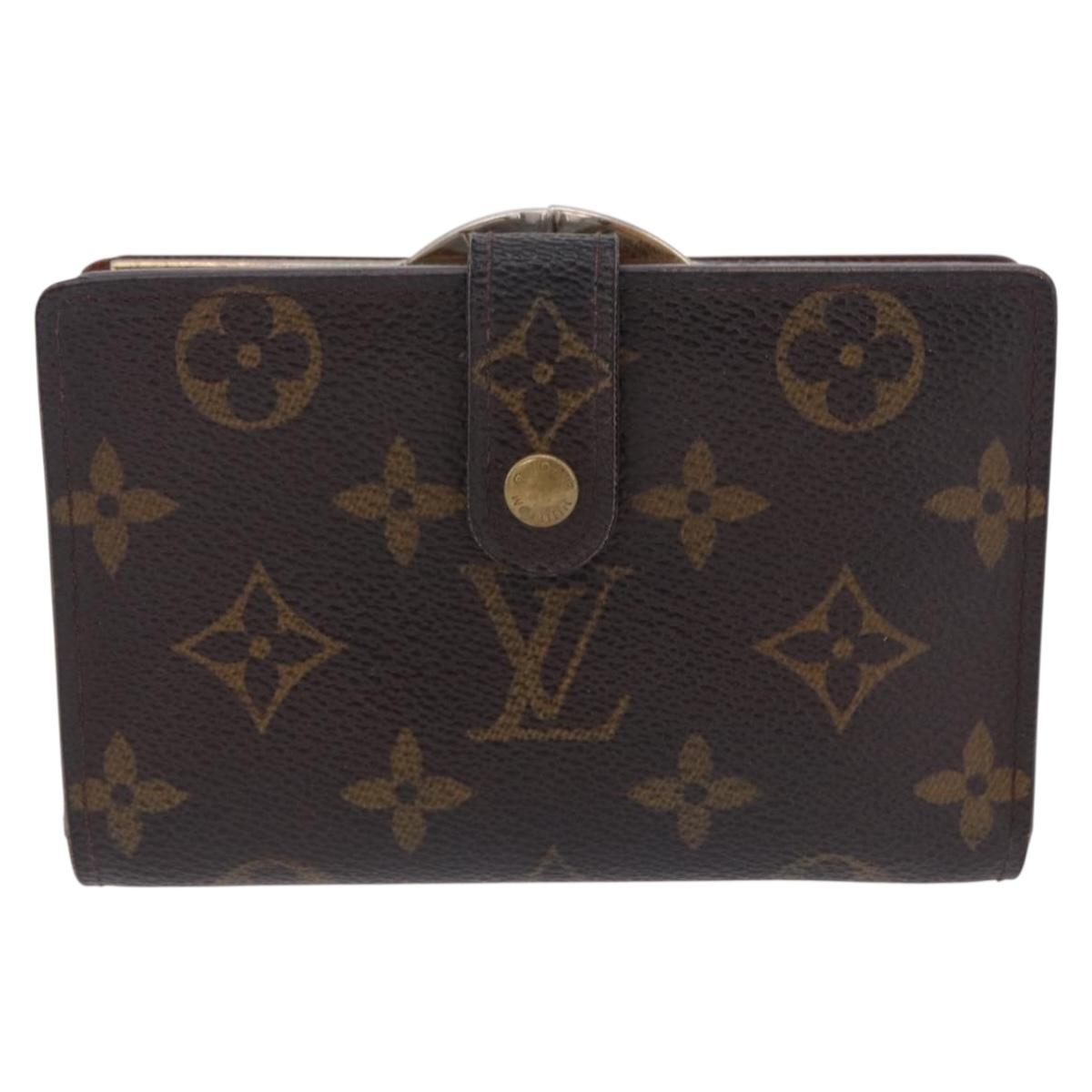 LOUIS VUITTON Monogram Portefeuille Viennois Bifold Wallet M61674 Auth 194474A